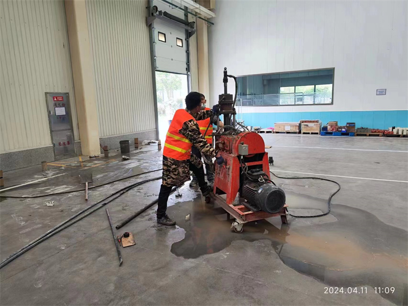 霍州厂房地面下沉塌陷注浆加固施工